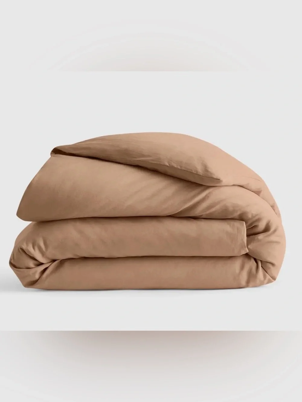 NEW Quince European Linen Duvet Cover, Twin (Latte)